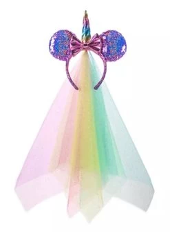 Disney Ears Headband - Minnie Mouse Unicorn - Sequined