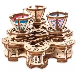 Disney UGears Puzzle - Mad Tea Party Attraction - Wood