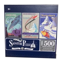 Disney Signature Puzzle Set - Disneyland Attractions - 60th Anniversary