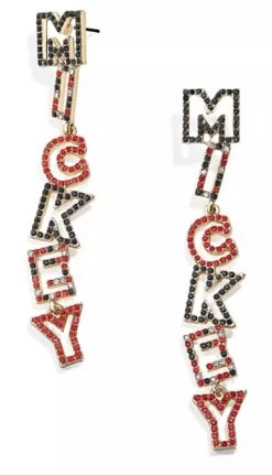 Disney BaubleBar Earrings - Mickey Mouse Lettering