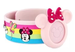 Disney Magic Band Slap Bracelet - Minnie Mouse Rainbow