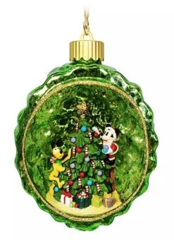 Disney Light Up Ornament - Mickey Mouse And Pluto Pinecone