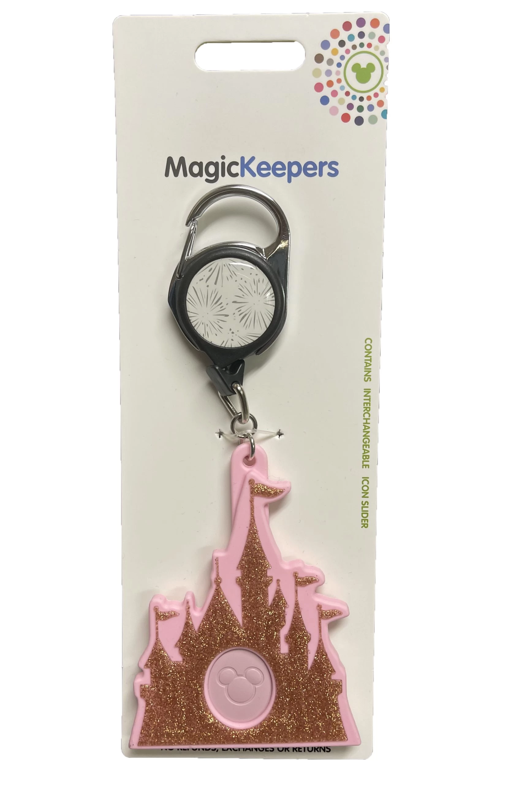 Disney Retractable MagicKeepers Clip - Cinderella Castle
