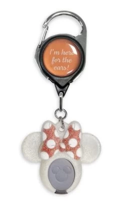 Disney Retractable MagicKeepers Clip - Minnie Bow - Silver