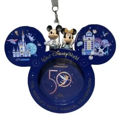 Disney Photo Frame Ornament - 50th Anniversary - Mickey & Minnie