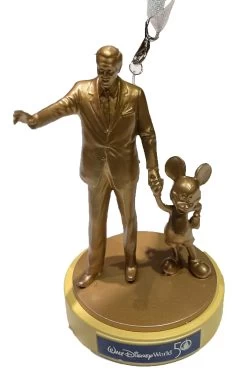 Disney Figurine Ornament - 50th Anniversary - Mickey & Walt
