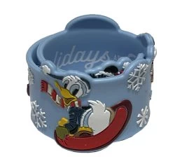 Disney Slap Bracelet - Holiday Mickey & Friends - Blue