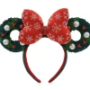Disney Ears Headband - Minnie Mouse - Holiday Wreath