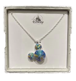 Disney Necklace - Mickey Mouse Crystal Icon - Silver