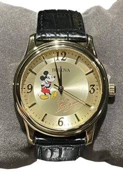 Disney Bulova Wrist Watch For Adults - Mickey Mouse - Signature
