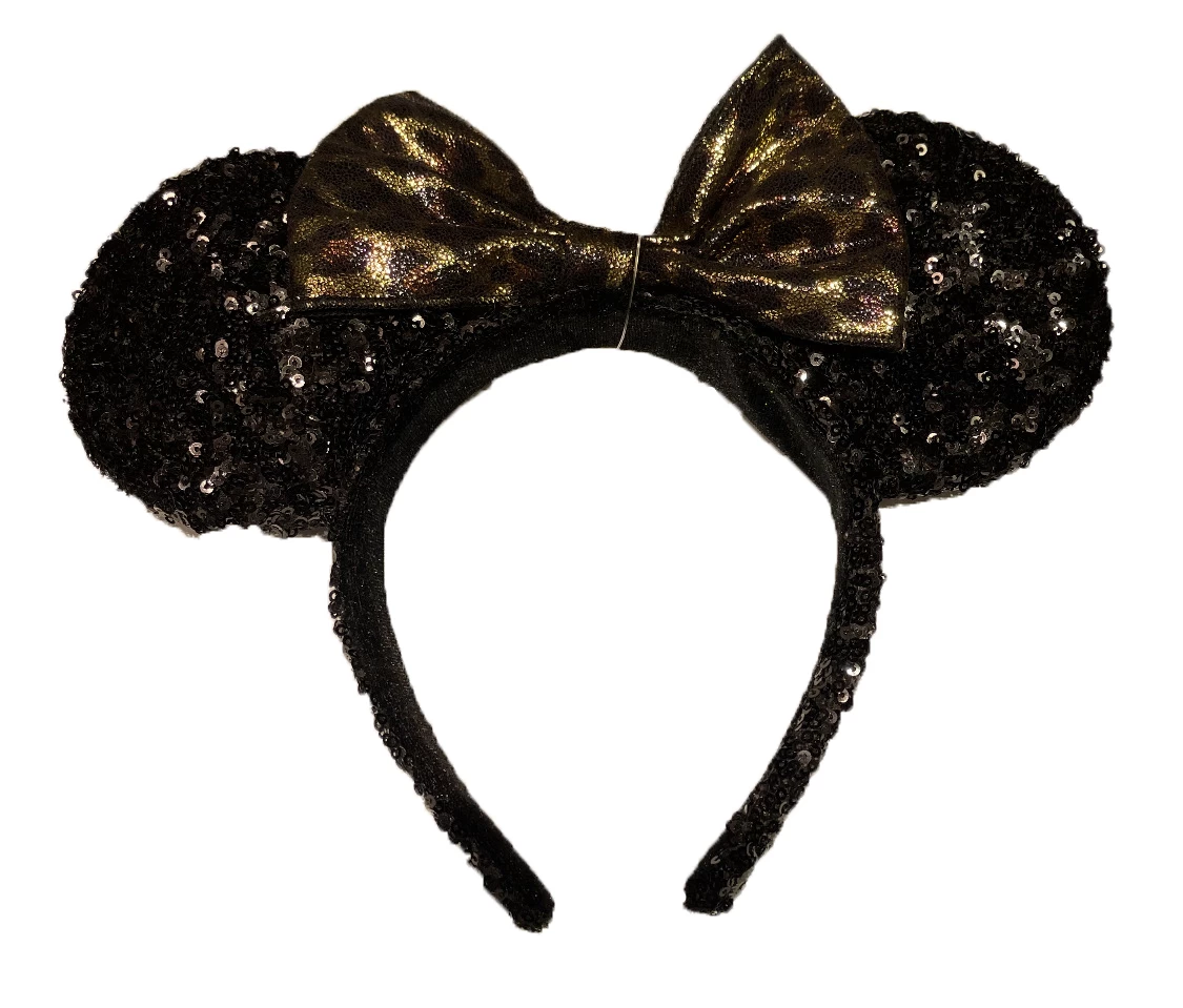Disney Ears Headband - Minnie Mouse - Leopard Bow