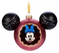 Disney Mickey Ears Icon Ornament - Minnie Mouse Sunburst