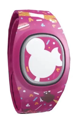 Disney Magicband Plus - Disney Snacks - Dark Pink