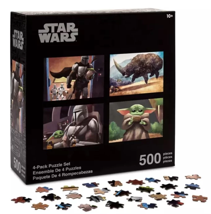 Disney Puzzle Set - Star Wars The Mandalorian - 4 Pack