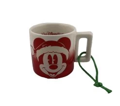 Disney Starbucks Mug Ornament - Holiday Mickey - Walt Disney World