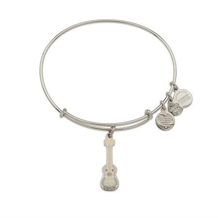 Disney Alex And Ani Bracelet - Coco Guitar - Silver
